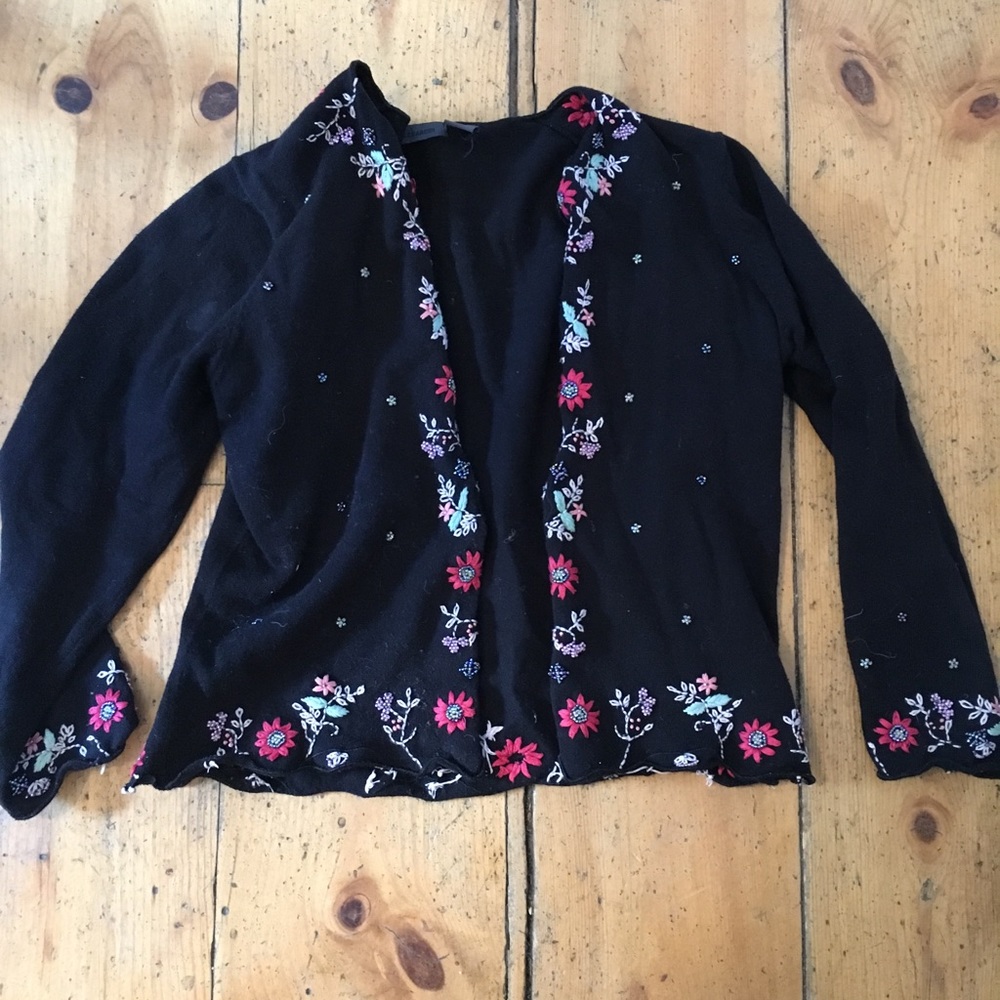 Petite  embroidered cardigan